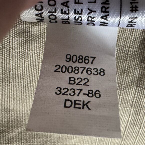 Duluth Mens Size L Tall Relaxed Fit Demo Crew Long Sleeve Work Shirt Button Down - Picture 12 of 15